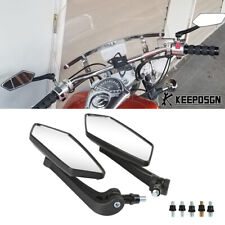 Pair Black Side Mirrors