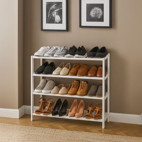Neo tier bamboo shoe rack - neo,
