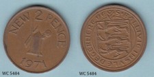 Guernsey 2p Two New Pence 1971 (Elizabeth II) Coin