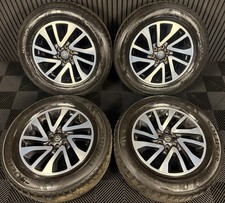 18'' GENUINE NISSAN NAVARA GREY DC D40 NP300 ALLOY WHEELS TYRES ALLOYS