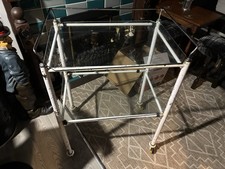 1970’s STAINLESS STEEL MEDICAL TROLLEY