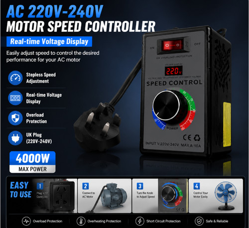 Motor speed controller 220v - motor,
