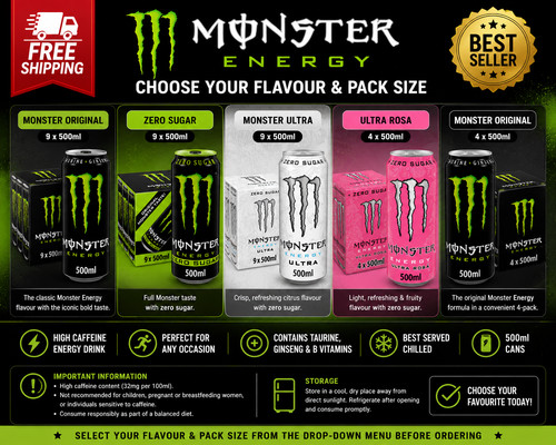 Monster ultra energy drink - monster,