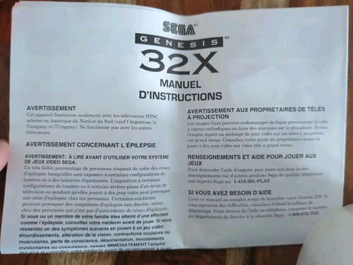 Sega 32x console system - console,
