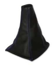 Gear Gaiter For Toyota Celica 1999-2005 Genuine Black Leather Blue Stitching