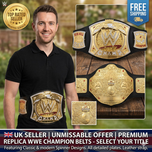 Wwe championship gold title - gold,