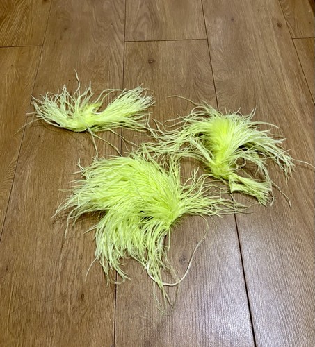 Lime green ostrich feather - lime,