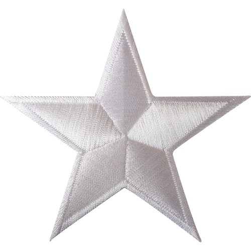 White star iron patch - star, /
