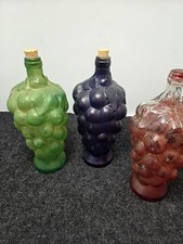 3 Vintage Bottles Grape