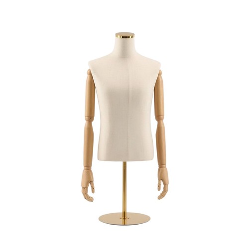 Male half body mannequin - half-body,