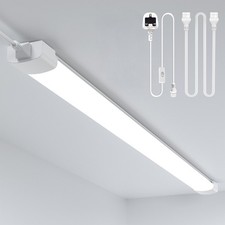 LED Batten Light 6000K Daylight Fluorescent Strip Light Garage Office Home IP65