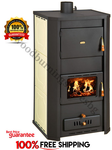 Wood burning stove back boiler - burning,