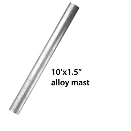Alloy aluminium mast pole - aluminium,