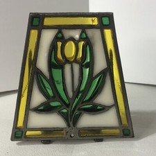 stained glass tulip cast iron