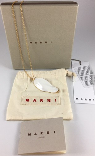 Marni enameled stone white - enameled,