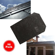 Plastic Slate Roof Tiles Tapco Slates Porch Shed Conservatory Shingles 25 Pack