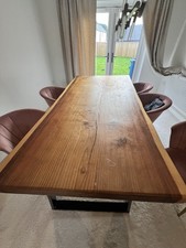 Dining Table Solid Redwood