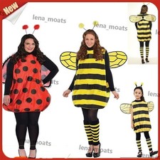 Cloth Halloween Bee Costumes Halloween Cosplay Ladybug Set Adult and Children UK