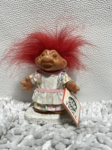Dam troll doll - 5”, red