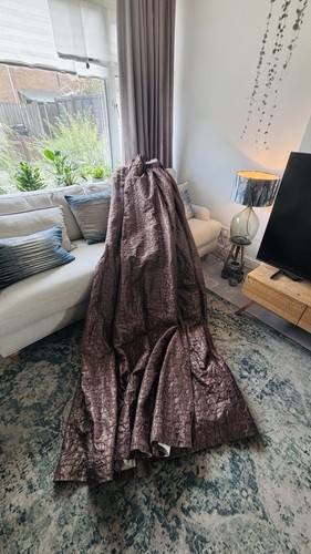 Vintage 100 silk curtains - vintage,