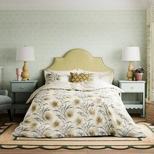 Sanderson for National Trust Catherinae Duvet Cover Set Super King Size Hay