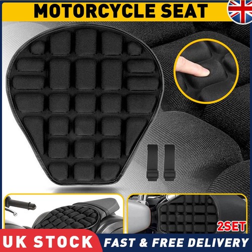 2pcs black motorcycle seat - black,