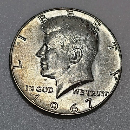 1967 kennedy half dollar - dollar, nmm