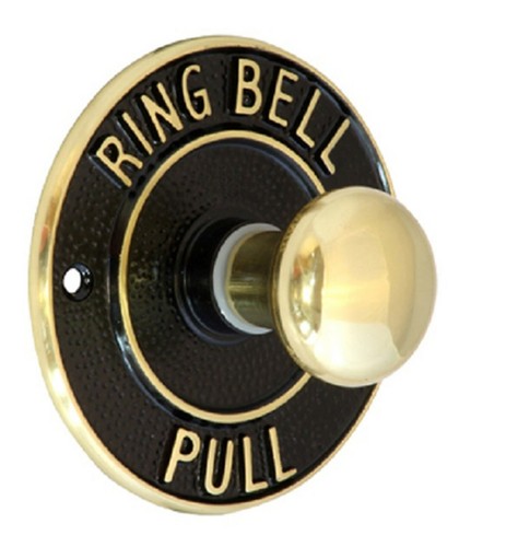 Victorian butlers bell - victorian, round