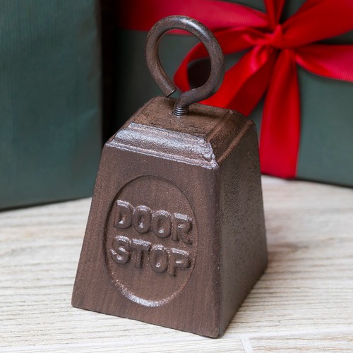Cast iron door stop - cast,