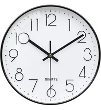Fdit 8 Inch Silent Wall Clock
