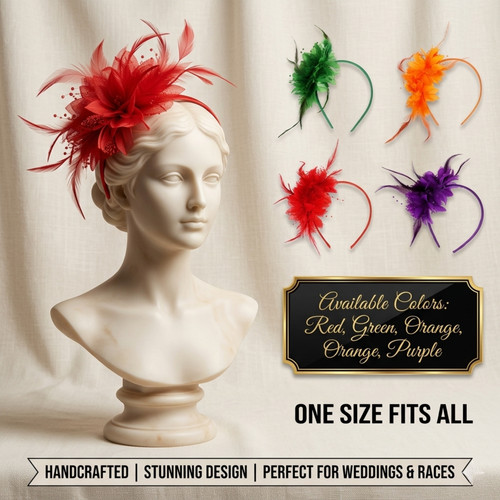 Large fascinator women - large,