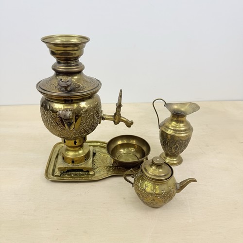 Antique persian gold samovar - antique,