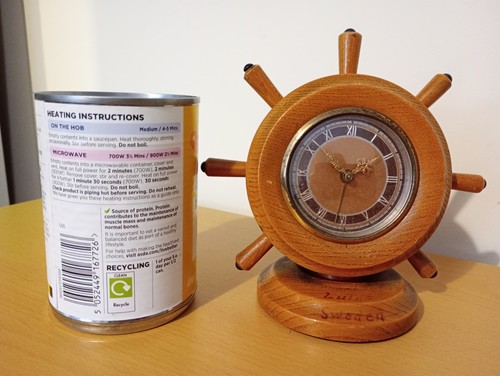 Vintage wooden ships wheel - vintage,