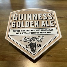 Guinness Golden Ale Sign For Font Tap