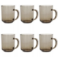 Glass Mugs Smoke Mug Brown