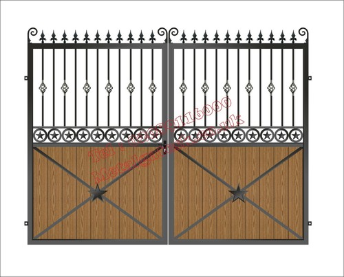 Driveway gates composite gate - gates/composite,
