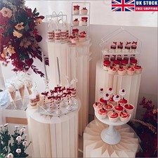 3PCS Round Paper Pedestal