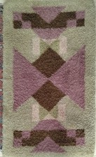 Vintage handmade Latch hook