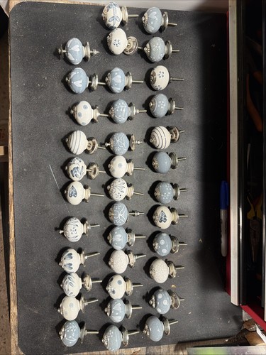 Ceramic door drawer knobs - ceramic,