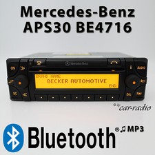 Genuine Mercedes Audio 30 APS BE4716 Bluetooth MP3 Becker Navigation System CD