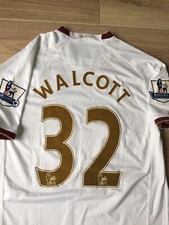 ARSENAL MATCH WORN SHIRT THEO WALCOTT 32 NIKE AWAY 2007-2008