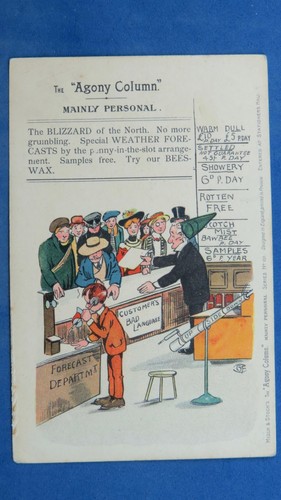 Vintage comic postcard - vintage,