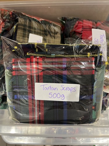 Tartan scottish 500g remnants - 500g,