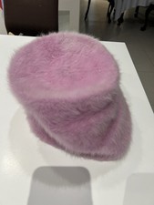 Philip Treacy Faux Fur Pink