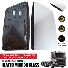Door Heated Main Wing Mirror Glass Driver Side Right RH for Volvo FM/FH IV 2012-