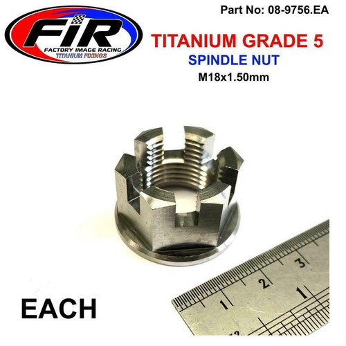 Titanium rear spindle - titanium,