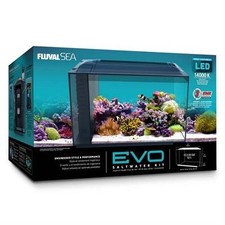 FLUVAL EVO 13.5 GALLON SALTWATER FRESHWATER AQUARIUM KIT (20.5" X 11.6" X 7.5")