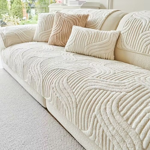 Thick plush sofa cover - sofa, 1-4