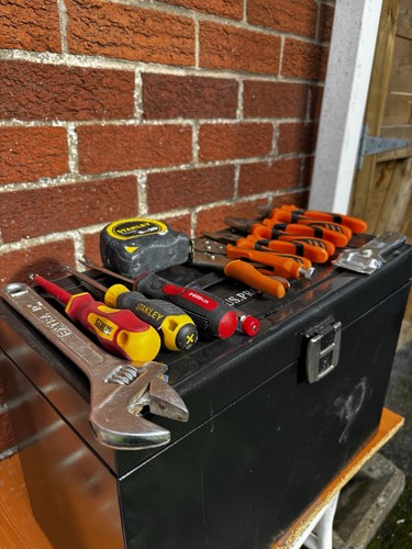 Retro metal tool - retro, selection