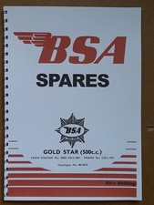 BSA GOLDSTAR DBD34 500 PARTS